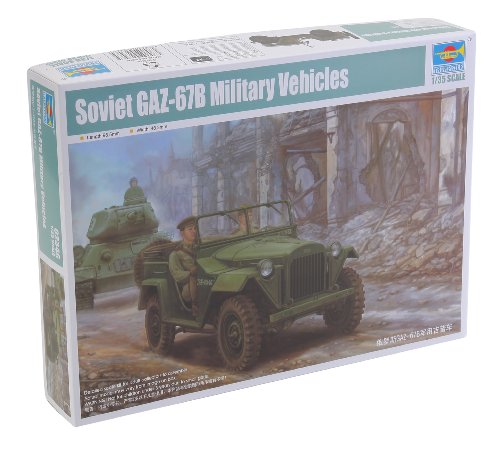 Trumpeter 02346 Modellbausatz Soviet GAZ-67B Military Vehickles von Trumpeter