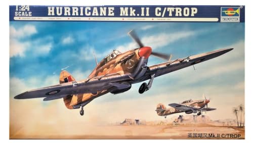 Trumpeter 02416 Modellbausatz Hurricane MK.II C/TROP von Trumpeter