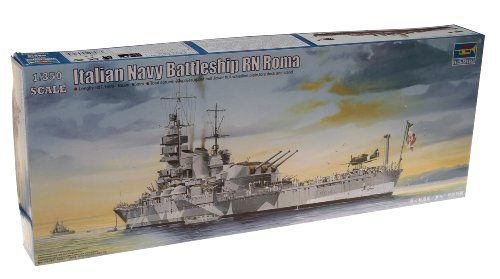 Trumpeter 05318 Modellbausatz Italian Navy Battleship RN Roma, blau, Mittel von Trumpeter