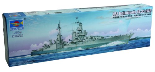 Trumpeter 05326 Modellbausatz USS Indianapolis CA-35 1945, Mittel von Trumpeter