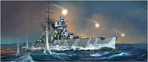 Trumpeter 005348 1/350 RN Fiume 重 Modellbausatz, verschieden, 522.3mm Length,63.1mm Diameter von Trumpeter