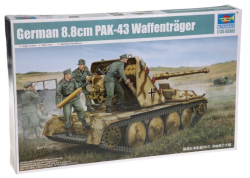 Trumpeter 05550 Modellbausatz German 8.8cm PAK-43 Waffenträger SPG von Trumpeter