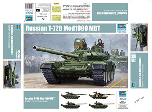 Trumpeter 05564 Modellbausatz Russian T-72B Mod1989 MBT-Cast Turret, Verschieden von Trumpeter