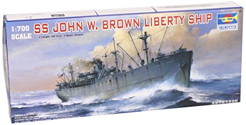 Trumpeter 05756 Modellbausatz SS John W. Brown Liberty Ship, Mittel von Trumpeter