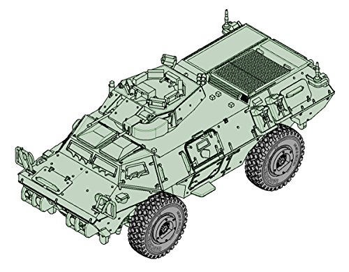 Trumpeter 1/72 M1117 ASV Plastikmodellbausatz eines US-amerikanischen Truppentransporters, Mehrfarbig, 07131 von Trumpeter