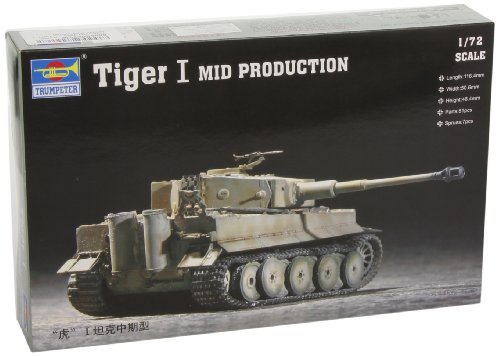 Trumpeter 07243 Modellbausatz Tiger 1 Tank (Mid.) von Trumpeter