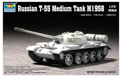 Trumpeter 07282 Modellbausatz Russian T-55 Medium Tank M1958 von Trumpeter