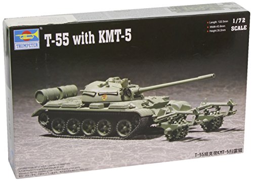 Trumpeter 07283 Modellbausatz T-55 with KMT-5 von Trumpeter