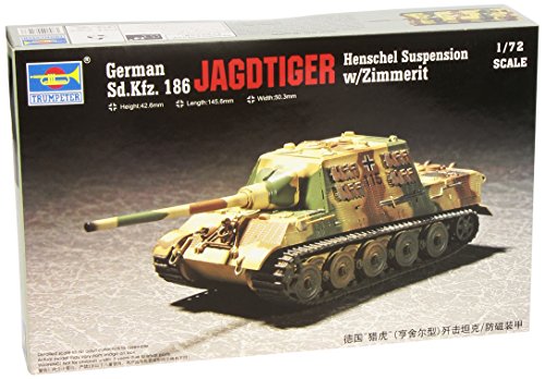 Trumpeter 07293 Modellbausatz German Sd.Kfz 186 Jagdtiger wZimmerit von Trumpeter