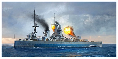 Trumpeter 756717 1/700 HMS Nelson, 1944" Modellbausatz, verschieden von Trumpeter