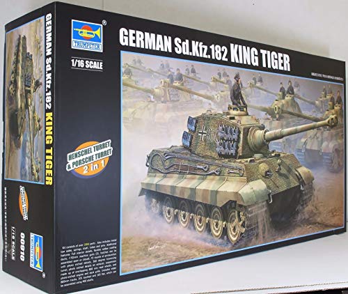 Trumpeter TRU00910 910 Modellbausatz German King Tiger 2 in 1 von Trumpeter