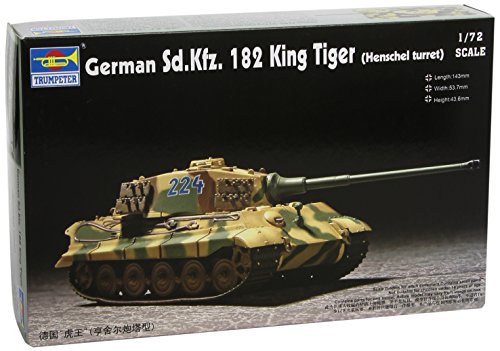 Trumpeter TRU07201 7201 Modellbausatz Sd.Kfz. 182 King Tiger Henschel von Trumpeter