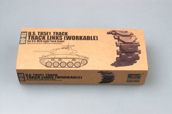 U.S. T85E1 track for M24 light tank (late) von Trumpeter