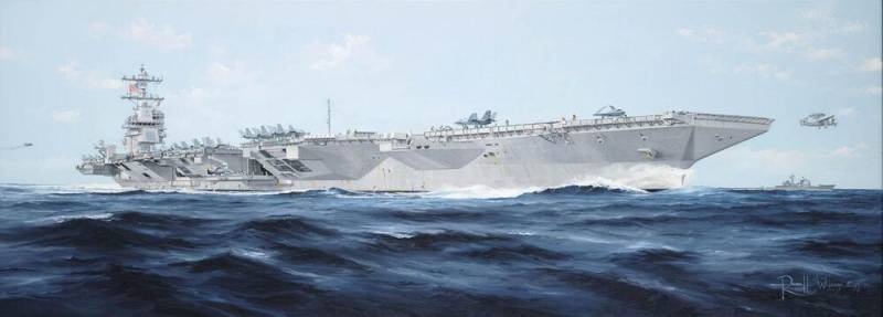 USS  Gerald R.Ford CVN-78 von Trumpeter