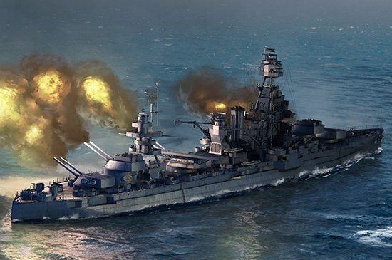 USS Texas BB-35 von Trumpeter