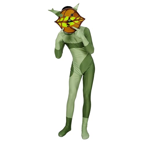 Trviss Korok Kostüm Spiel Overall Halloween Cosplay Erwachsene Spandex Bodysuit, Z3167, Small von Trviss