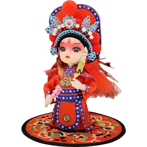 Tsffae 1set Chinesische Peking-oper Puppe Hua Modell Ornamente Oper Platzierungen Kulturelle Maskottchen Souvenir Geschenke Für Home Office von Tsffae