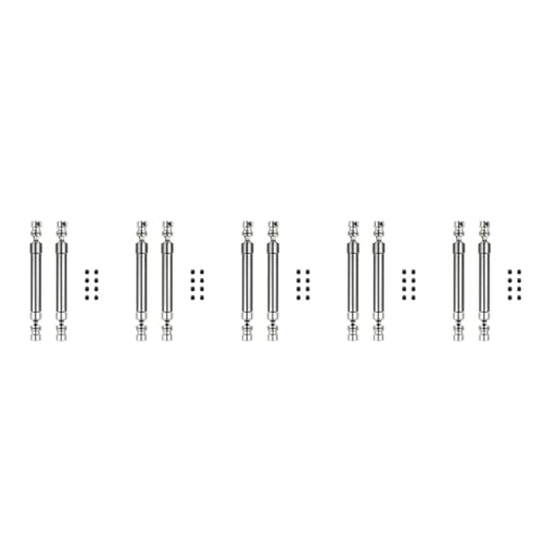 TsoLay 10PCS Metall CVD Antriebswelle 110-160mm für 1/10 RC Rock Crawler Axial SCX10 90046 Trx4, von TsoLay