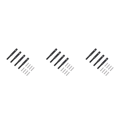 TsoLay 12 Stück Hartstahl Vordere Hintere Portalstummelachse Antriebsradwelle für Axial Capra Currie F9 Achse SCX10 III AR45 Achse von TsoLay