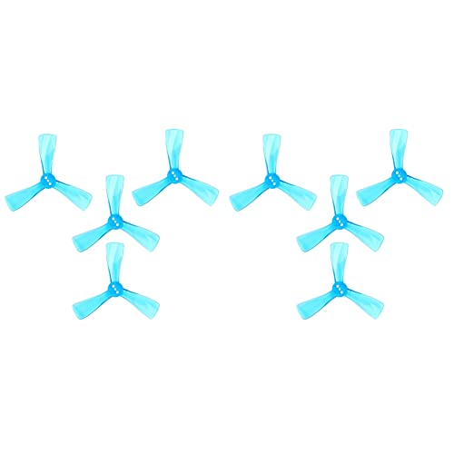 TsoLay 4 Paar für Nazgul Cine 2525 2,5 Tri-Blade / 3 Klinge Propeller Prop CW CCW für FPV ProTek25 Drone Teil-Blau von TsoLay