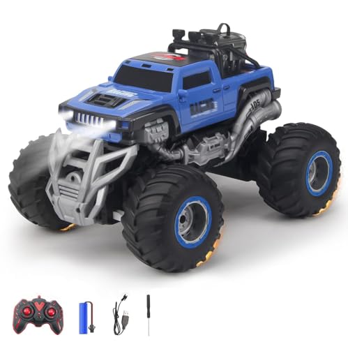 Ttrzlrb 1:16, 2,4 GHz All-Terrain-Monstertruck, RC-Monstertruck, ferngesteuertes Auto, Spray-Remote-Monstertrucks für Jungen von 4–7 und 8–12 Jahren, Mädchen und Erwachsene von Ttrzlrb