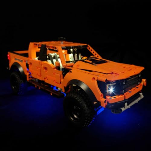 Ttrzlrb Beleuchtungsset für Raptor F-150 42126 Bausatz,Beleuchtungsset für Technic 42126 Auto (nur Lichter,kein Modell) - Basisversion von Ttrzlrb