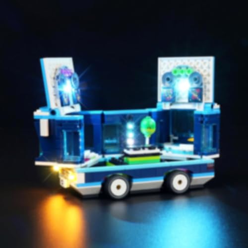 Ttrzlrb LED-Beleuchtungs-Set für Musik-Party-Bus, kreatives Licht für 75581 Baustein-Modellbausatz (nur Lichter, keine Blockmodelle), Spielzeugdekoration, Geschenke von Ttrzlrb