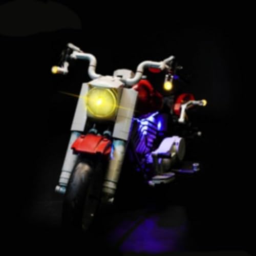 Ttrzlrb LED-Beleuchtungsset für 10269 Motorrad-Bausteinmodell - Ohne Modellset - Motorradmodell, dekoratives Lichtgeschenk von Ttrzlrb