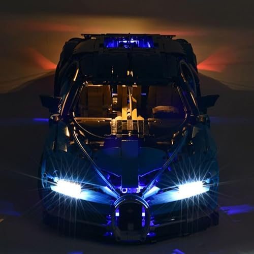 Ttrzlrb LED-Beleuchtungsset für 42083 Sportwagen Chiron Bausteinmodell - LED-Lichtset für Modell (Modell Nicht enthalten) Deluxe Edition von Ttrzlrb