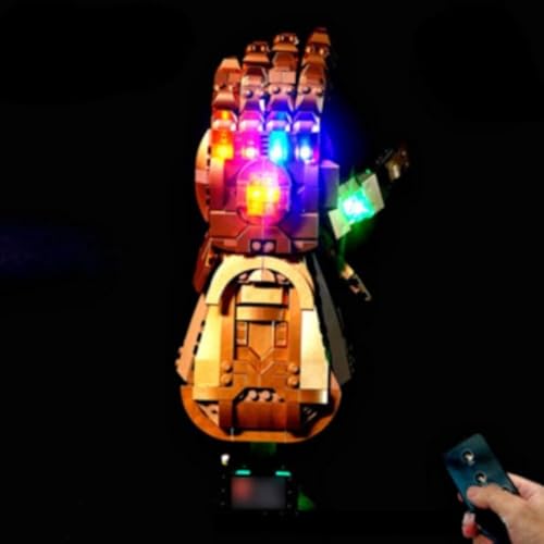 Ttrzlrb LED-Beleuchtungsset für 76191 Handschuhe Bausteinmodell - Modell Nicht enthalten - Classic Edition/Fernbedienungsedition Modell Dekoration Geschenk(A) von Ttrzlrb