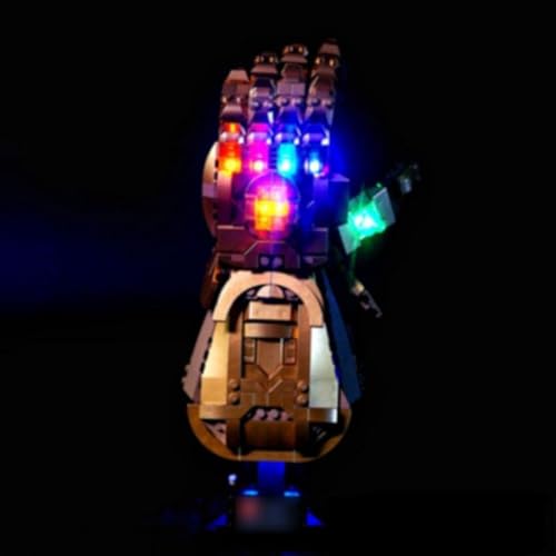 Ttrzlrb LED-Beleuchtungsset für 76191 Handschuhe Bausteinmodell - Modell Nicht enthalten - Classic Edition/Fernbedienungsedition Modell Dekoration Geschenk(B) von Ttrzlrb