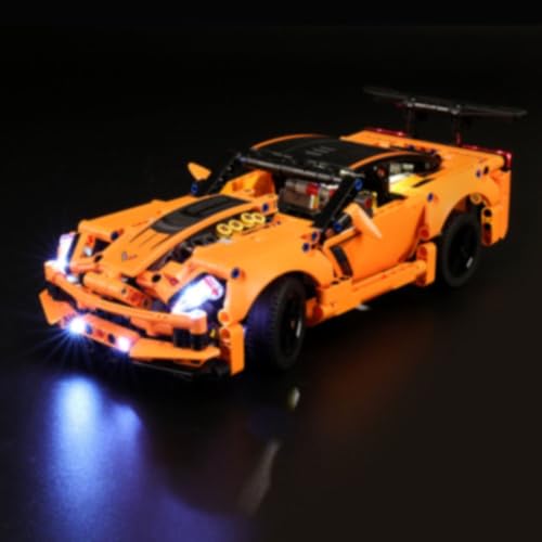 Ttrzlrb LED-Beleuchtungsset für Technic 42093 (ohne Modell) – Lichtset für 42093 Advanced Sports Car Modellbausatz – ohne Modellset von Ttrzlrb