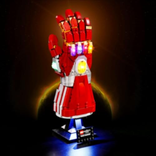 Ttrzlrb LED-Licht für 76223 Gauntlet-Set,Design und Konfiguration für Modell 76223 (nur LED-Licht,kein Baustein-Kit) von Ttrzlrb