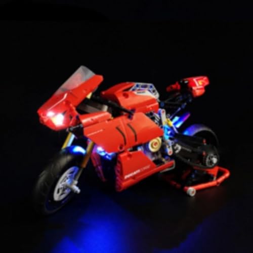 Ttrzlrb Led Beleuchtung Set für 42107 Motorrad Bausteine Modell-Ohne Modell Set (Grund Version) Motorrad Modell Dekorative Lichter von Ttrzlrb