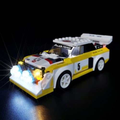 Ttrzlrb Lichtset für (Speed Champions 1985 Sport Quattro S1) Bausteinmodell – LED-Lichtset für 76897 (Modell Nicht im Lieferumfang enthalten) von Ttrzlrb