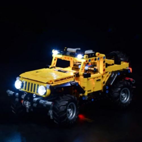 Ttrzlrb Lichtset für Technic Jeep-Bausteinmodell - LED-Lichtset für 42122 (Nicht im Modell enthalten) (Classic Edition) von Ttrzlrb