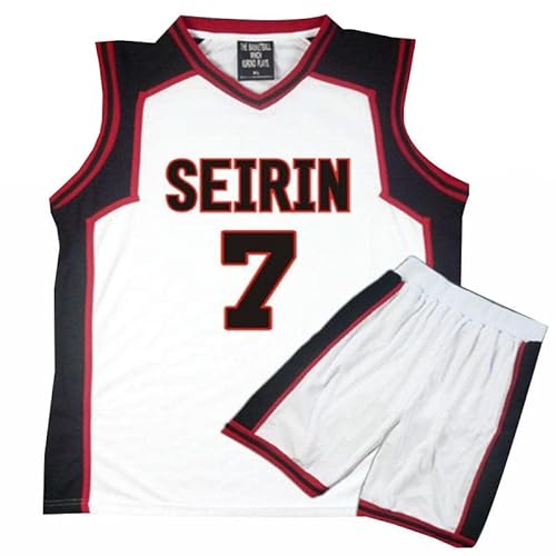 Tuboshu 3D Kuroko No Basket Basuke Cosplay Uniform Seirin Basketballtrikot Nummer 10 11 Kagami Taiga Sportswear T-Shirts Shorts Kostüm-Set Tuboshu 3D Kuroko No Basket Basuke Cosplay Uniform Seirin Basketballtrikot Nummer 10 11 Kagami Taiga Sportswear T-Shirts Shorts Kostüm-Set von Tuboshu