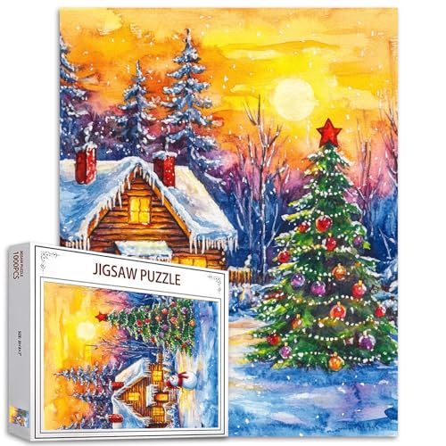 Landschaft 1000 Teile Puzzle für Erwachsene Weihnachten Schneemann Malerei Puzzle Holzhaus 1000 Teile Puzzle Spiel Home Wall Decor DIY Craft Winter Forest Puzzle Art Xmas Tree Gift Landschaft 1000 Teile Puzzle für Erwachsene Weihnachten Schneemann Malerei Puzzle Holzhaus 1000 Teile Puzzle Spiel Home Wall Decor DIY Craft Winter Forest Puzzle Art Xmas Tree Gift von Tucocoo