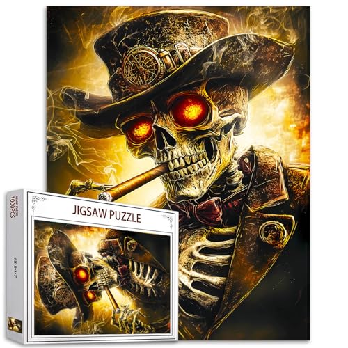 Schädel-Kapitän-Puzzle für Erwachsene 1000 Teile Piraten-Kunst-Puzzle Nautische Puzzles herausfordernde Familien-Aktivitäts-Spiele DIY Handwerk Puzzle Fantasy Puzzle Geschenk Wanddekoration Home Decor Schädel-Kapitän-Puzzle für Erwachsene 1000 Teile Piraten-Kunst-Puzzle Nautische Puzzles herausfordernde Familien-Aktivitäts-Spiele DIY Handwerk Puzzle Fantasy Puzzle Geschenk Wanddekoration Home Decor von Tucocoo