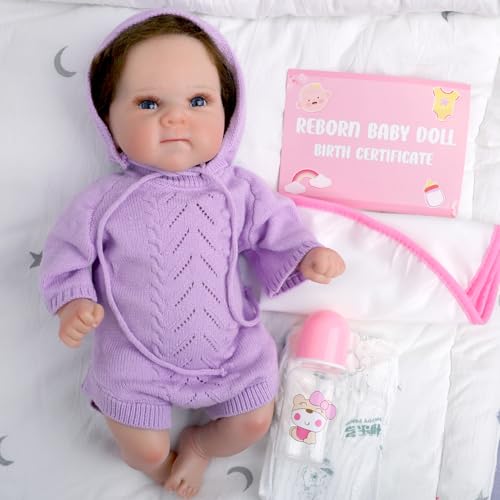 Tudofttg Reborn Puppe Mädchen 17 Zoll Realistische Neugeborene Baby Puppen ,handgefertigt waschbar weichen Vin-yl Körper,Zubehör für Kinder ab 3 Jahren Tudofttg Reborn Puppe Mädchen 17 Zoll Realistische Neugeborene Baby Puppen ,handgefertigt waschbar weichen Vin-yl Körper,Zubehör für Kinder ab 3 Jahren von Tudofttg