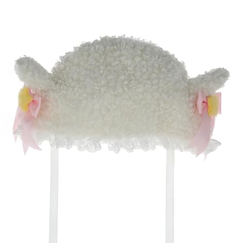 Tunbuy Lolita-Hut für Halloween, flauschig, niedlich, flauschig, für Herbst / Winter, warm, für Cosplay von Tunbuy