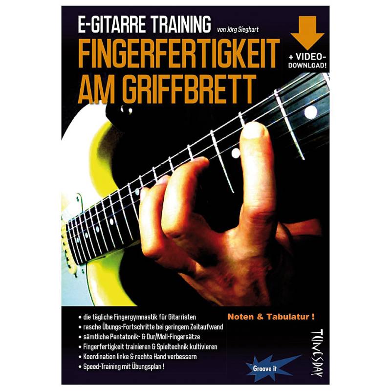 Tunesday E-Gitarre Training - Fingerfertigkeit Lehrbuch von Tunesday