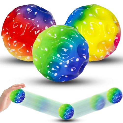 Tuofang Space Ball 7cm Gradient High Bouncing Ball Gummiball Planeten Hüpfbälle für Kinder von Tuofang