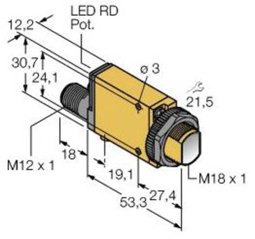 Turck 3027197 Einweg-Lichtschranke SM31EMLQD 1St. von Turck