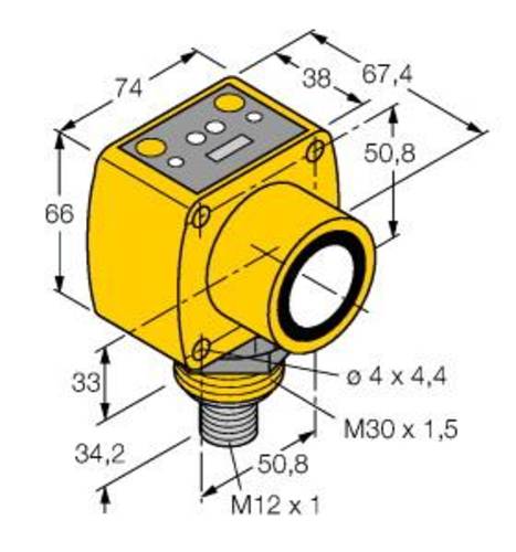 Turck 3072183 Ultraschall-Reflexionstaster QT50UVR3FQ 1St. von Turck