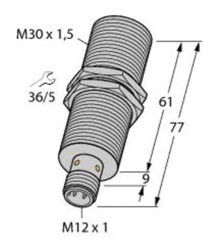 Turck Induktiver Sensor bündig BI10-M30E-LIU-H1141 von Turck