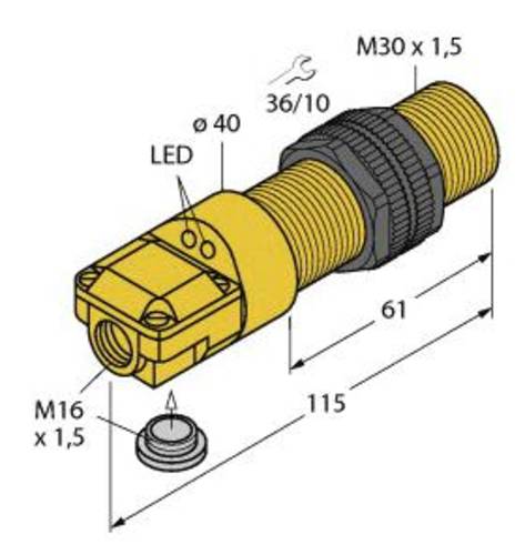 Turck Induktiver Sensor bündig BI10-P30SR-FZ3X2 von Turck