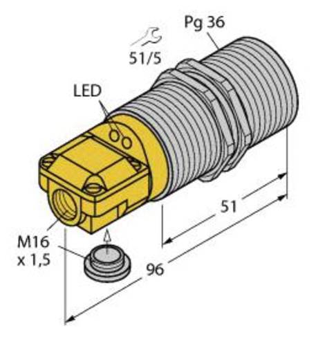 Turck Induktiver Sensor bündig BI25-G47SR-FZ3X2 von Turck