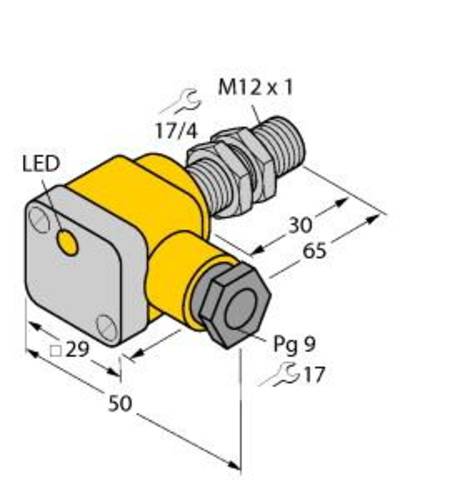 Turck Induktiver Sensor bündig NAMUR BI2-EG12SK-Y1X von Turck