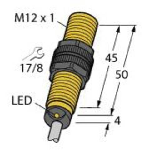 Turck Induktiver Sensor bündig NPN, Schließer BI3U-S12-AN6X von Turck